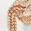 Agrafe-ring, half bezet