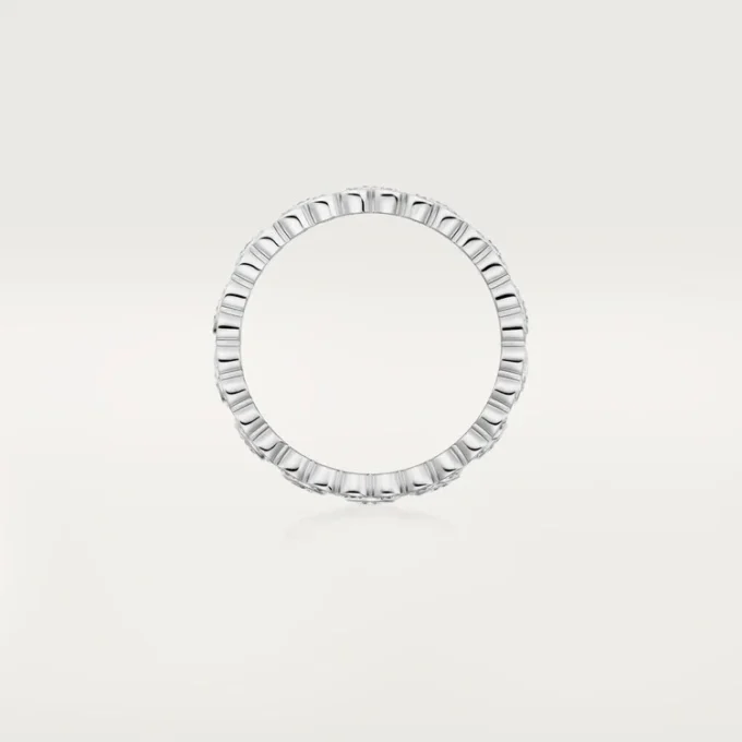 Broderie De Cartier-ring, drievoudige rij, diamanten