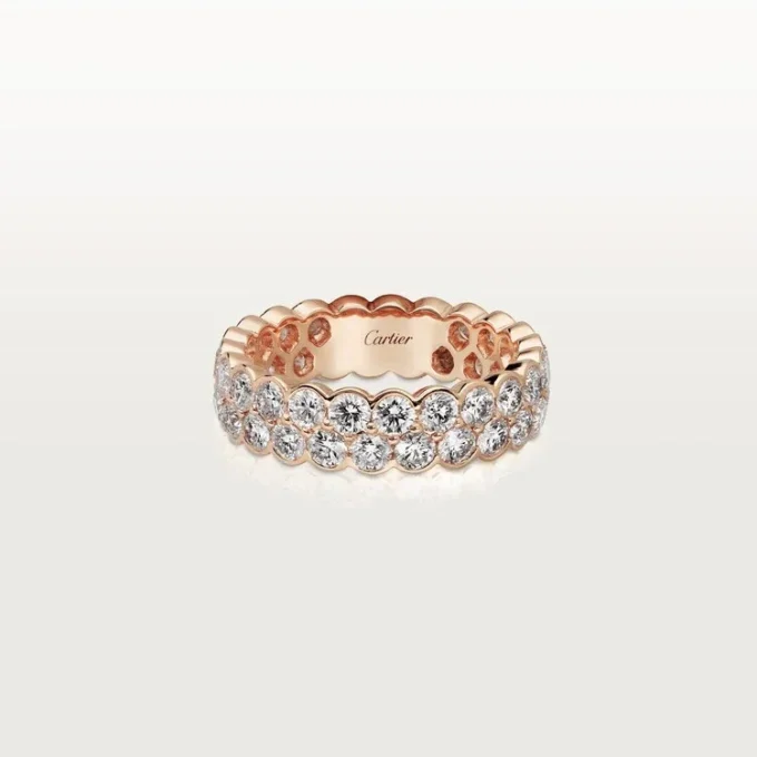 Broderie De Cartier trouwring – Roségoud, diamanten – Cartier