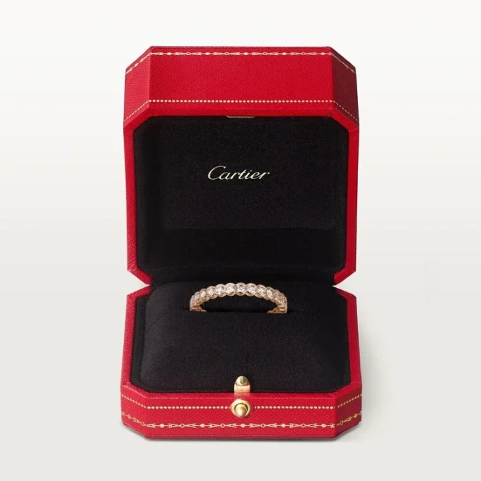 Broderie De Cartier trouwring – Roségoud, diamanten – Cartier
