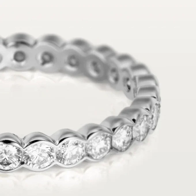 Broderie De Cartier trouwring – Witgoud, diamanten – Cartier
