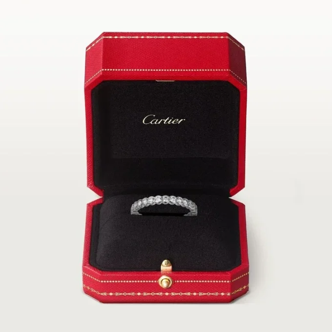 Broderie De Cartier trouwring – Witgoud, diamanten – Cartier
