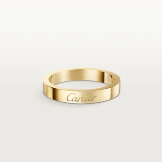 C De Cartier trouwring, 3 mm breed