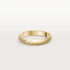 C De Cartier trouwring, 3 mm breed, 1 diamant