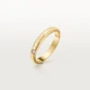 C De Cartier trouwring, 3 mm breed, 1 diamant