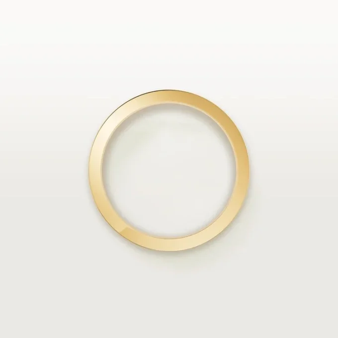 C De Cartier trouwring, 3 mm breed, 1 diamant