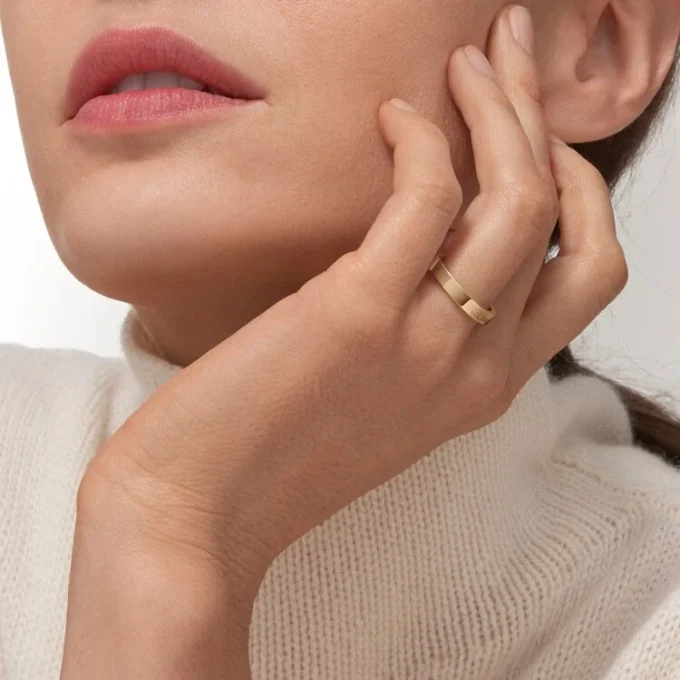 C De Cartier trouwring, 3 mm breed