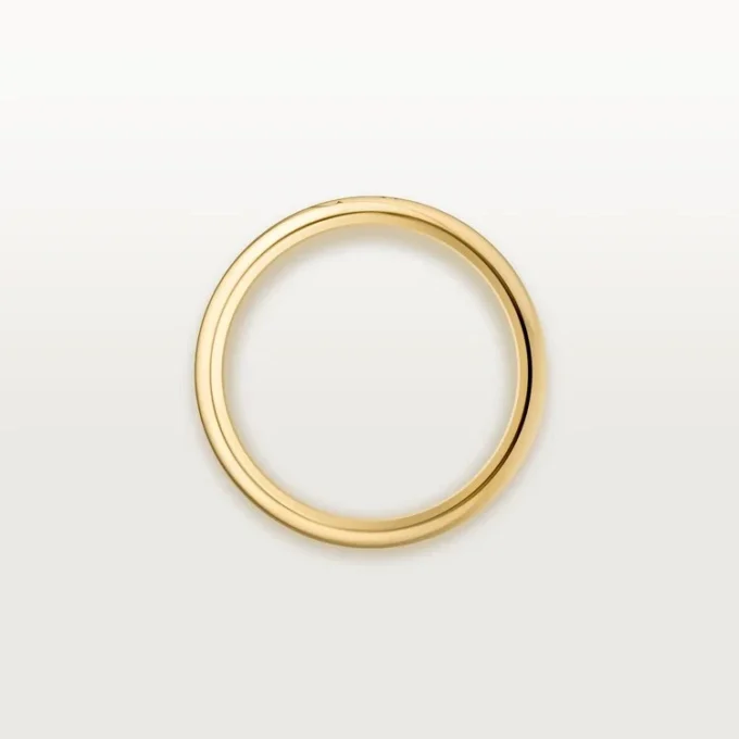 C De Cartier trouwring, 3 mm breed