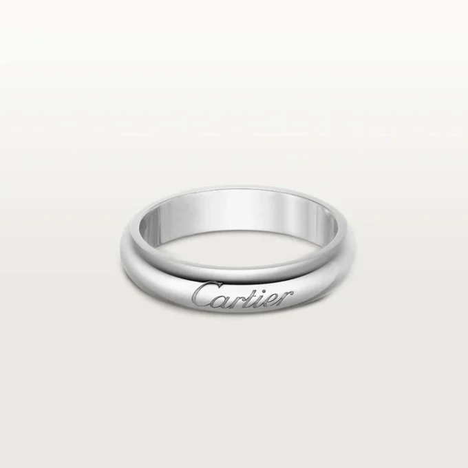 C De Cartier trouwring, 4 mm breed