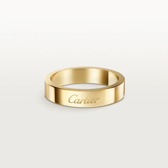C De Cartier trouwring, 4 mm breed