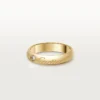C De Cartier trouwring, 4 mm breed, 1 diamant