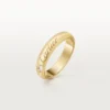 C De Cartier trouwring, 4 mm breed, 1 diamant