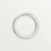 C De Cartier trouwring, 4 mm breed, 1 diamant