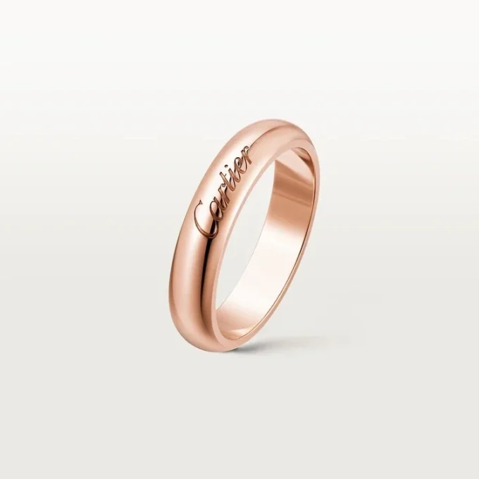 C De Cartier trouwring, 4 mm breed
