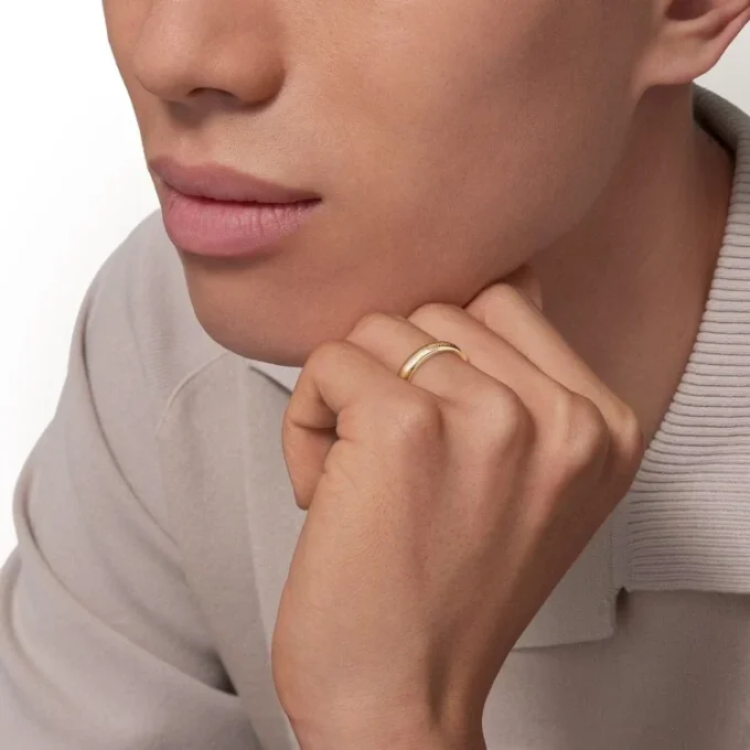 C De Cartier trouwring, 4 mm breed