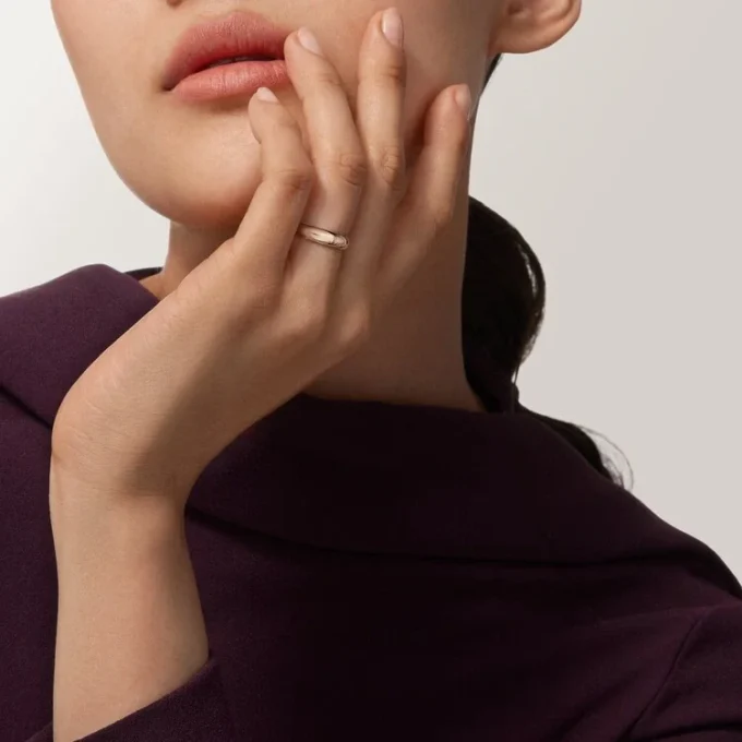 C De Cartier trouwring, 4 mm breed