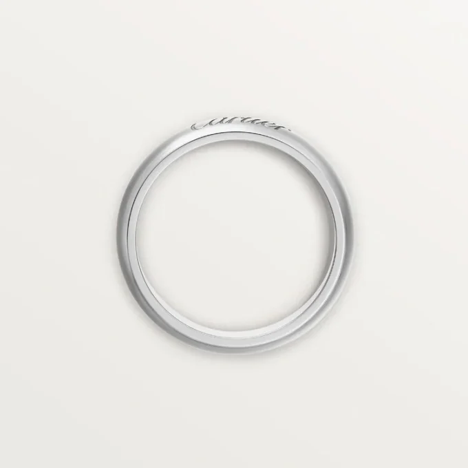 C De Cartier trouwring, 4 mm breed