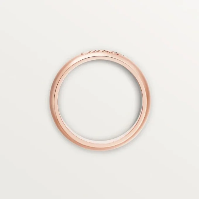 C De Cartier trouwring, 4 mm breed