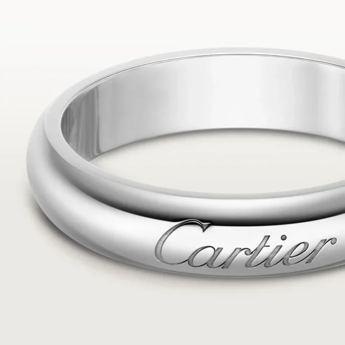 C De Cartier trouwring, 4 mm breed