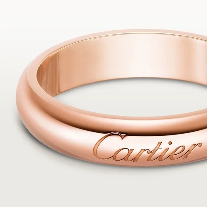 C De Cartier trouwring, 4 mm breed