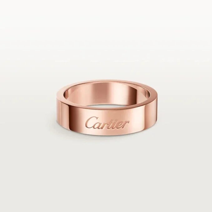 C De Cartier trouwring, 5 mm breed