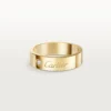 C De Cartier trouwring, 5 mm breed, 1 diamant
