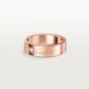 C De Cartier trouwring, 5 mm breed, 1 diamant