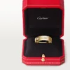 C De Cartier trouwring, 5 mm breed, 1 diamant