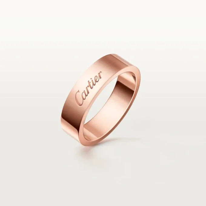 C De Cartier trouwring, 5 mm breed