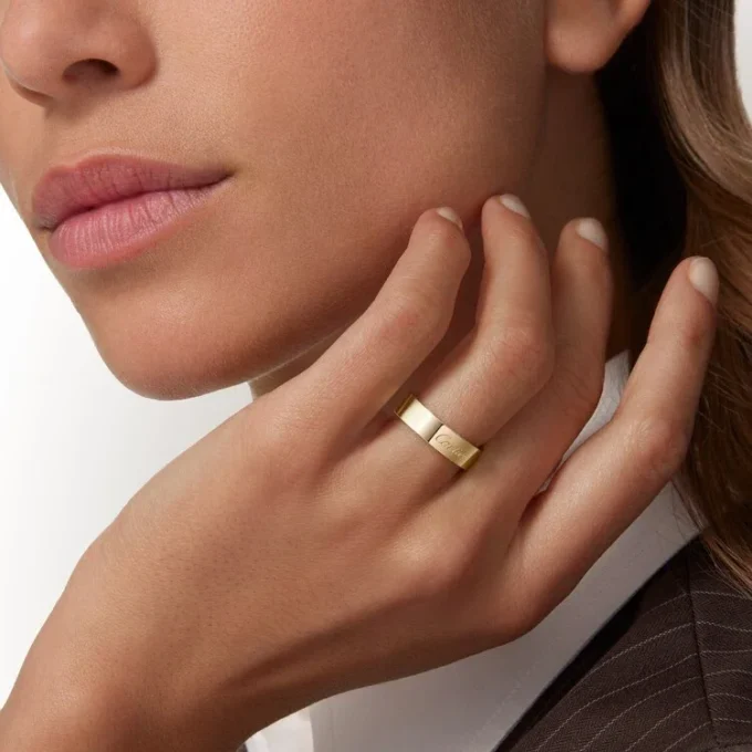 C De Cartier trouwring, 5 mm breed