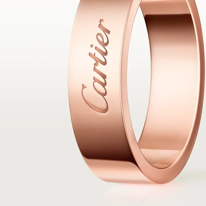 C De Cartier trouwring, 5 mm breed