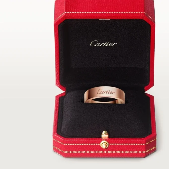 C De Cartier trouwring, 5 mm breed