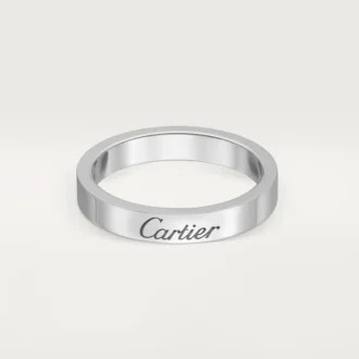 C De Cartier trouwring – Platina – Cartier
