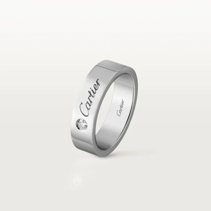 C De Cartier trouwring – platina, diamant – Cartier