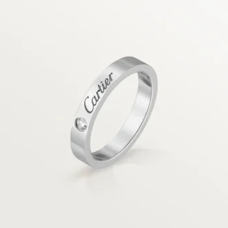 C De Cartier trouwring – platina, diamant – Cartier