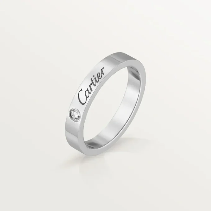 C De Cartier trouwring – platina, diamant – Cartier