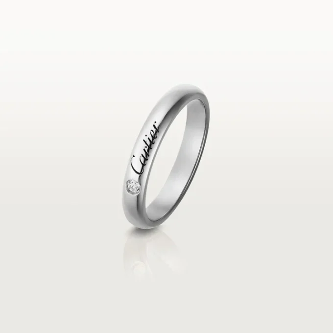 C De Cartier trouwring – platina, diamant – Cartier
