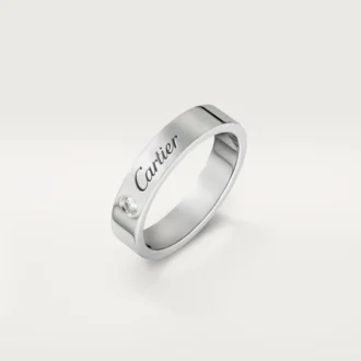 C De Cartier trouwring – platina, diamant – Cartier