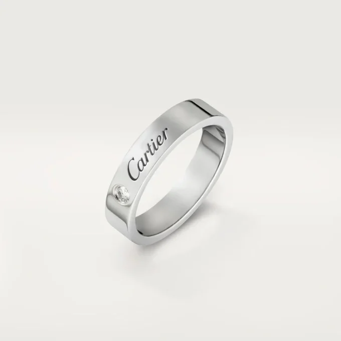 C De Cartier trouwring – platina, diamant – Cartier
