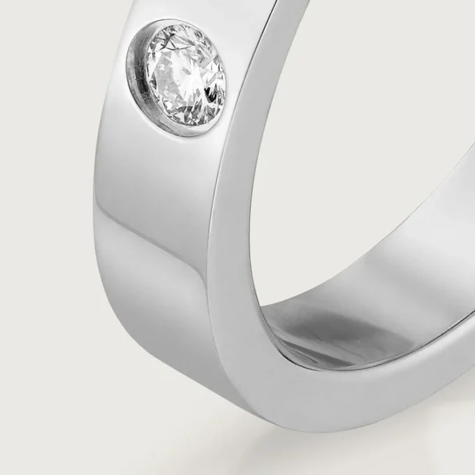 C De Cartier trouwring – platina, diamant – Cartier