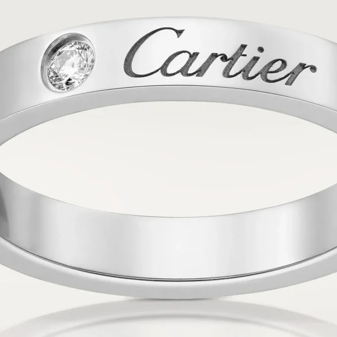 C De Cartier trouwring – platina, diamant – Cartier