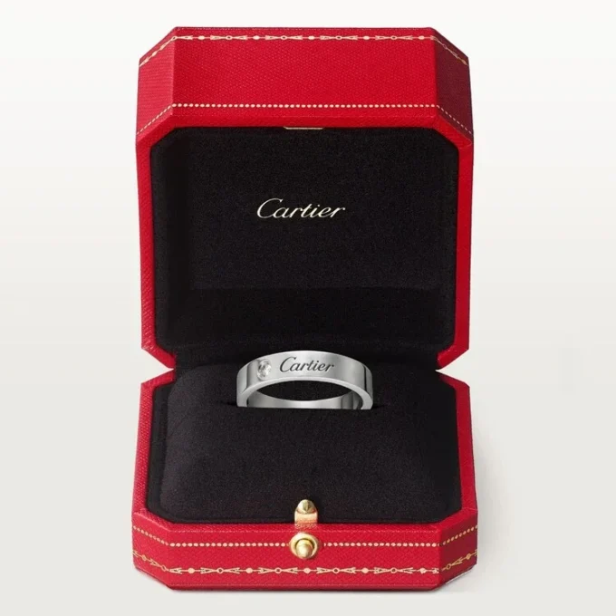 C De Cartier trouwring – platina, diamant – Cartier