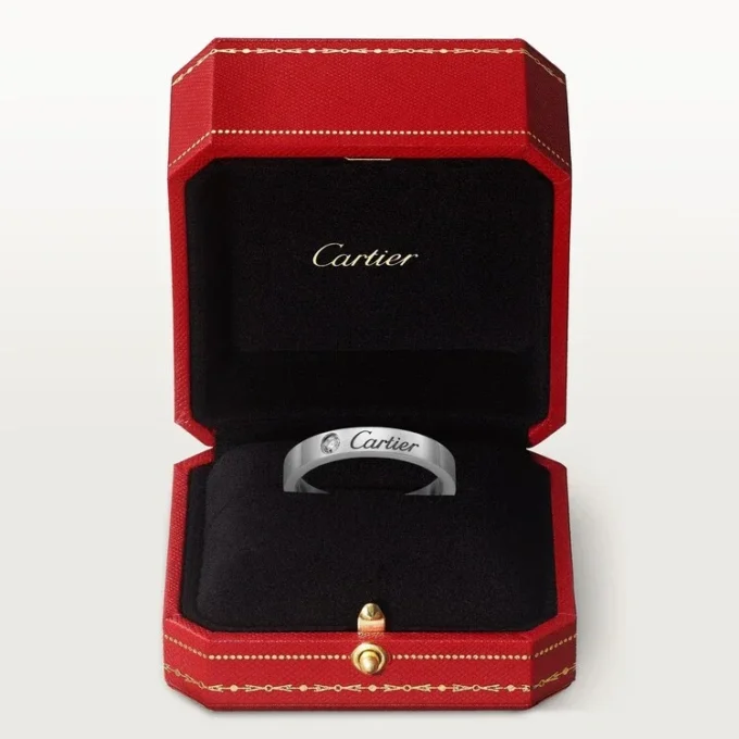 C De Cartier trouwring – platina, diamant – Cartier