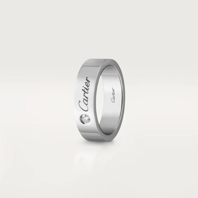 C De Cartier trouwring – platina, diamant – Cartier