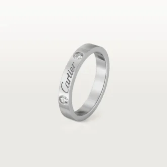 C De Cartier trouwring – platina, diamanten – Cartier