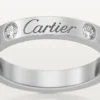 C De Cartier trouwring – platina, diamanten – Cartier