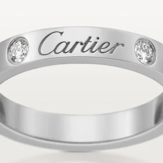 C De Cartier trouwring – platina, diamanten – Cartier