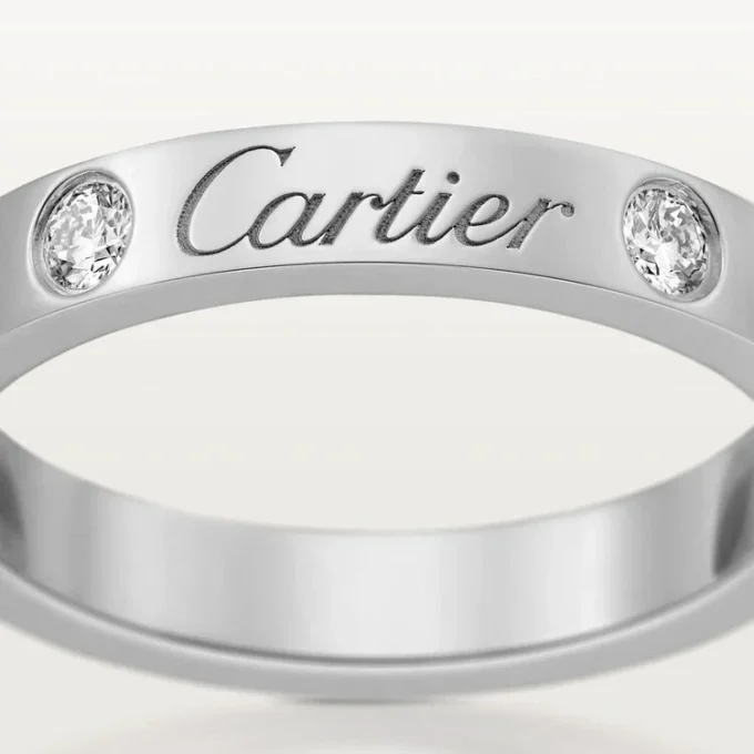 C De Cartier trouwring – platina, diamanten – Cartier