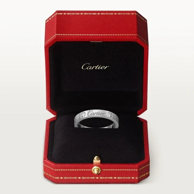 C De Cartier trouwring – platina, diamanten – Cartier