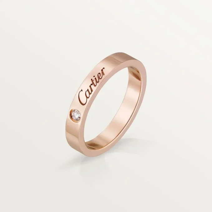 C De Cartier trouwring – Roségoud, diamant – Cartier